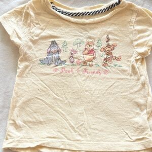 Disney Kids Cream Pooh & Friends Tee